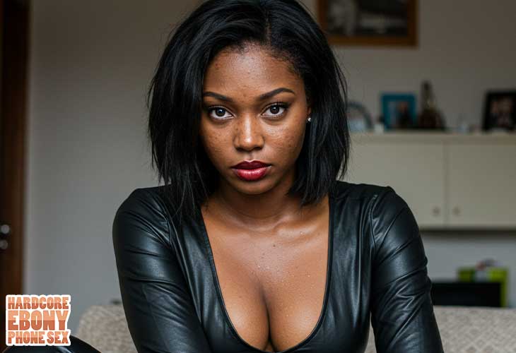 Leather-Wearing Black Femdoms Online